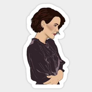 Purple Sarah Sticker